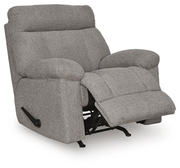 Hoyne Park Manual Rocker Recliner Smoke