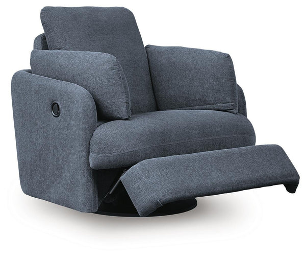 Modmax Swivel Manual Glider Recliner Ink