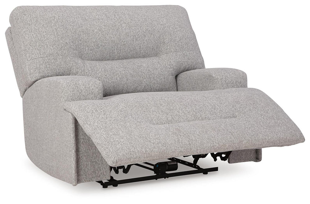 Acklen Place Oversized Power Zero Gravity Recliner Pewter