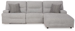 Acklen Place P2 3-Piece Power Reclining Zero Gravity Sectional Pewter