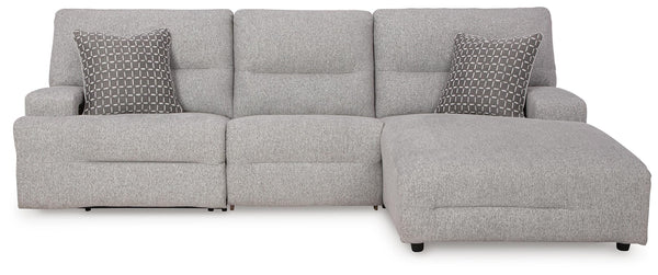 Acklen Place P2 3-Piece Power Reclining Zero Gravity Sectional Pewter