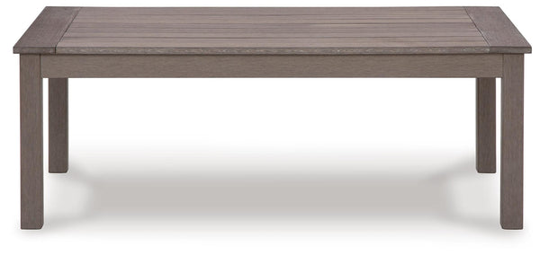 Hillside Barn Outdoor Rectangle Coffee Table Brown
