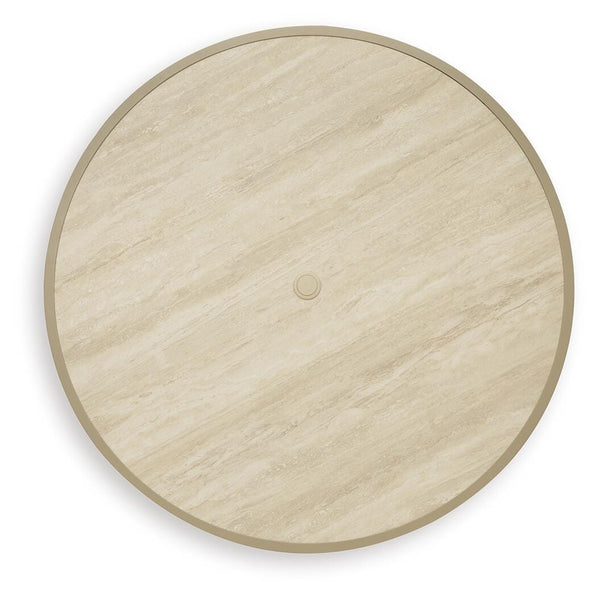 Orchard Beach Outdoor Dining Table Beige