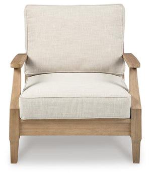 Carter Hall Lounge Chair with Cushion Beige