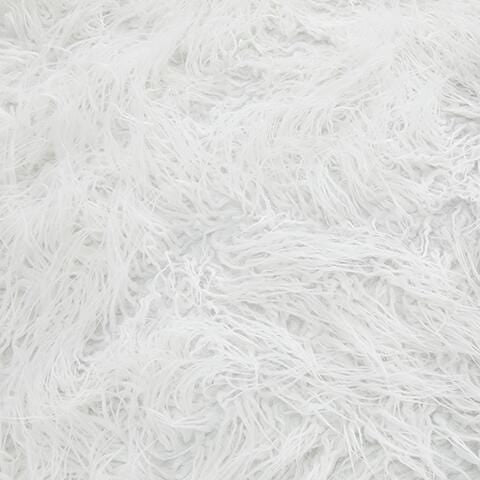Galice Oversized Accent Ottoman White