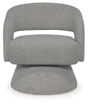 Nashkins Swivel Accent Chair Pebble
