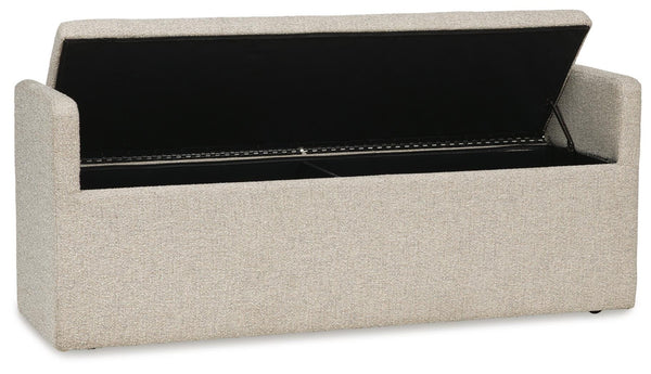 Galliden 62-Inch Upholstered Dining Bench Beige