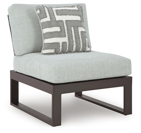 Beachloft 5-Piece Outdoor Sectional Black/Gray