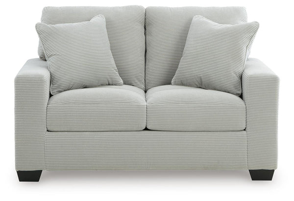Greenbriar Stationary Loveseat Smoke