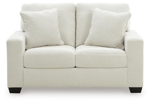 Greenbriar Stationary Loveseat Ivory