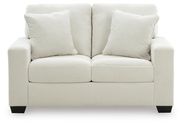 Greenbriar Stationary Loveseat Ivory