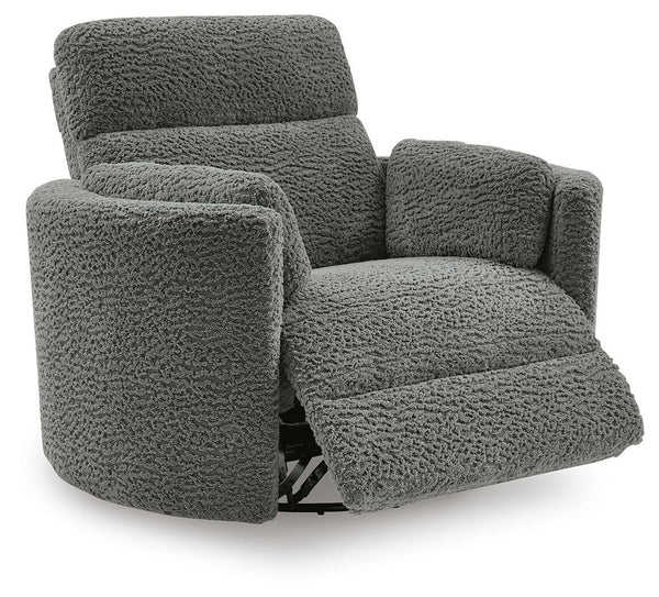 Gosaldo Swivel Power Glider Recliner Lead