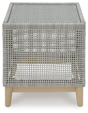 Seton Creek Outdoor End Table Gray