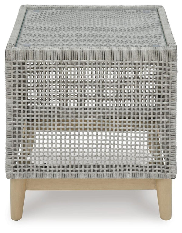 Seton Creek Outdoor End Table Gray