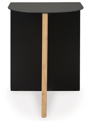 Ladgate Accent Table Black/Natural
