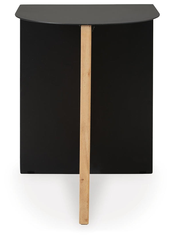 Ladgate Accent Table Black/Natural