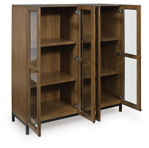 Wrenridge Accent Cabinet Gray Brown