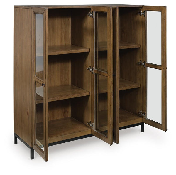 Wrenridge Accent Cabinet Gray Brown