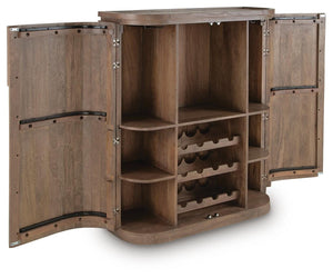 Landermont Bar Cabinet Medium Brown