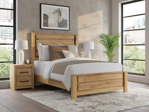 Brozmont Queen Panel Bed Tan
