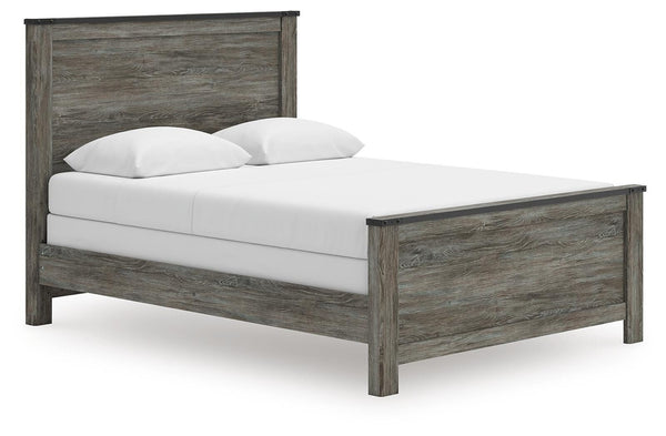Frandern Queen Panel Bed Black/Gray