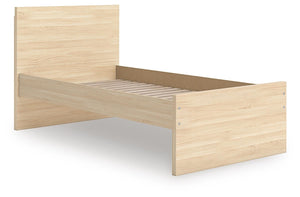Onita Twin Panel Platform Bed Natural