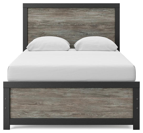 Broachmyn Full Panel Bed Black/Gray