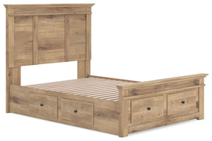 Makidern Full Panel Storage Bed Tan