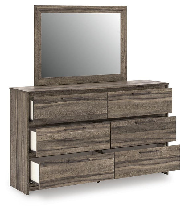 Elbrim Dresser & Mirror Brown