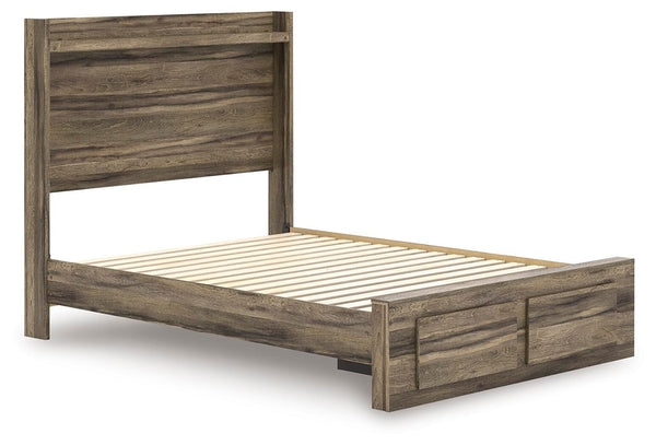 Elbrim Full Panel Storage Bed Brown