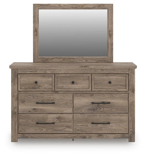 Rusticott Dresser & Mirror Brown