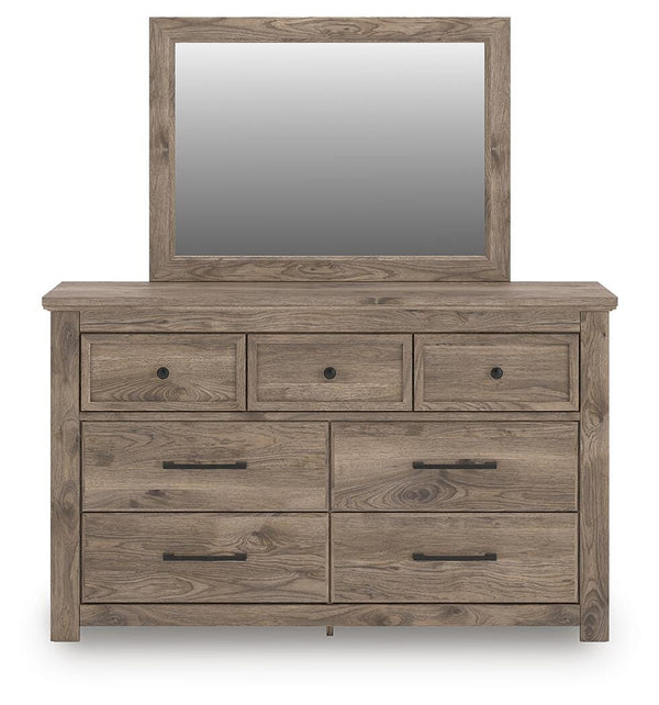 Rusticott Dresser & Mirror Brown
