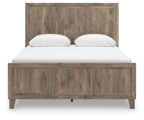 Rusticott Queen Panel Bed Brown
