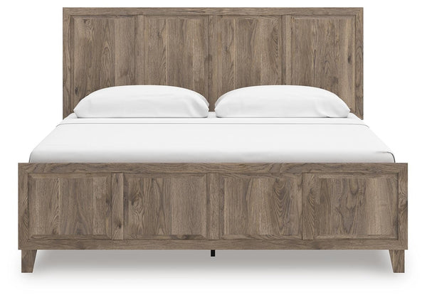 Rusticott King Panel Bed Brown