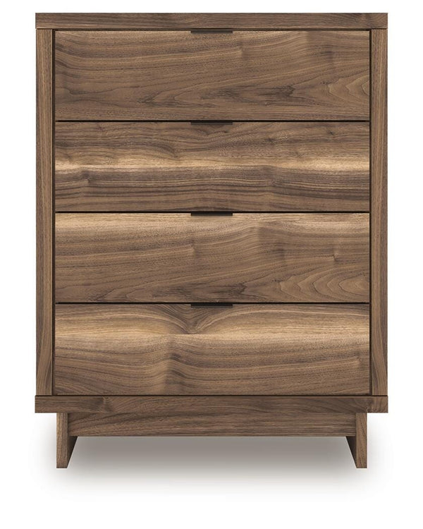 Chirason 4-Drawer Chest Brown