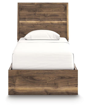 Chirason Twin Panel Bed Brown
