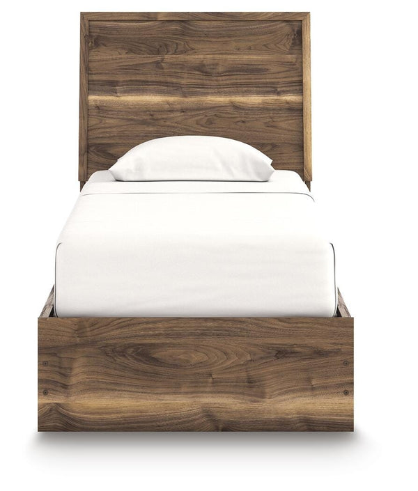 Chirason Twin Panel Bed Brown