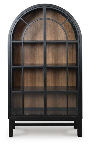 Greddinton Display Cabinet Black/Brown