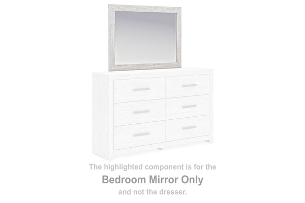 Cayboni Bedroom Mirror Whitewash