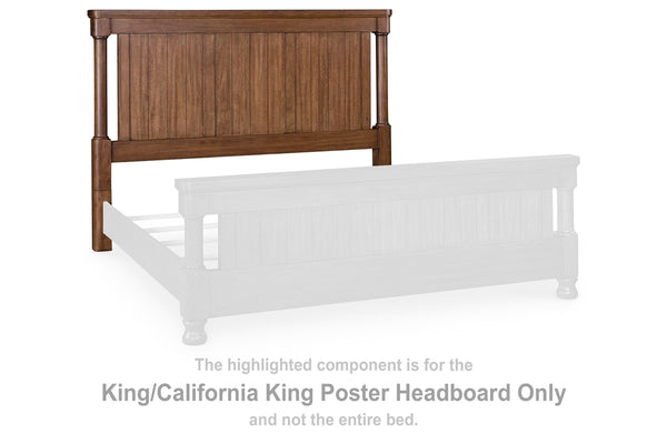Rowlenstown King/California King Poster Headboard Brown