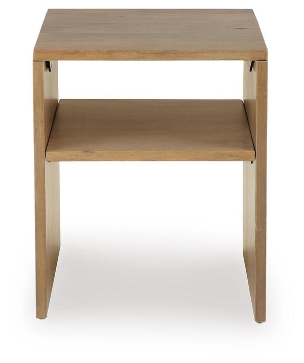 Ella Grove End Table Rich Brown
