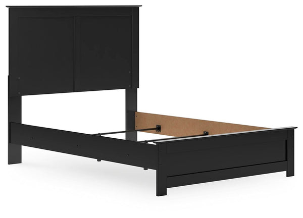 Maribel Full Panel Bed Black