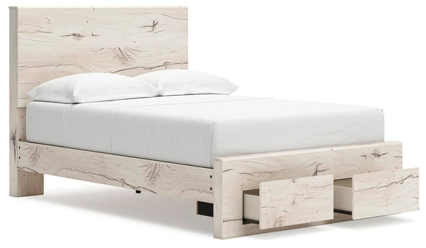 Lawroy Full Panel Storage Bed Light Natural