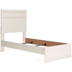 Stelsie Twin Panel Bed White
