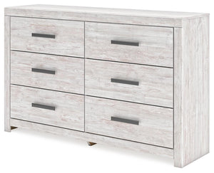 Cayboni 6-Drawer Dresser Whitewash