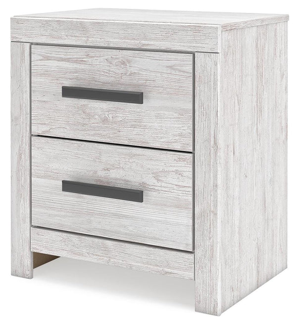 Cayboni 2-Drawer Nightstand Whitewash