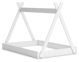 Hallityn Full Tent Bed in a Box White