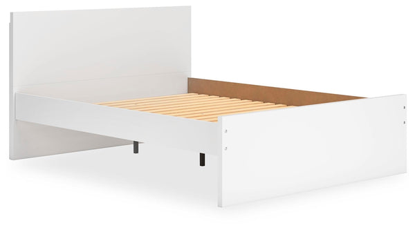 Onita Queen Panel Platform Bed White