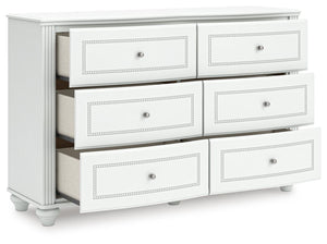Kozlani 6-Drawer Dresser White
