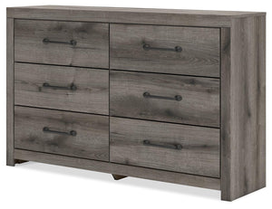 Graystorm 6-Drawer Dresser Brown Gray